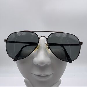 Acuflex Brown Aviator Sunglasses Frames